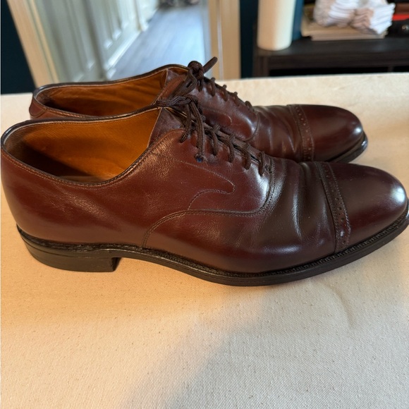 Johnston and Murphy Size 10 Brown Leather - Picture 3 of 6